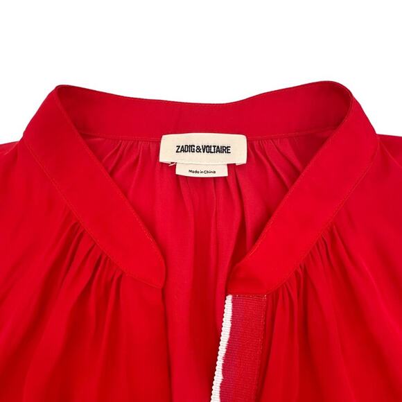 ZADIG & VOLTAIRE Tink Shirt in Red XS - Picture 6 of 11